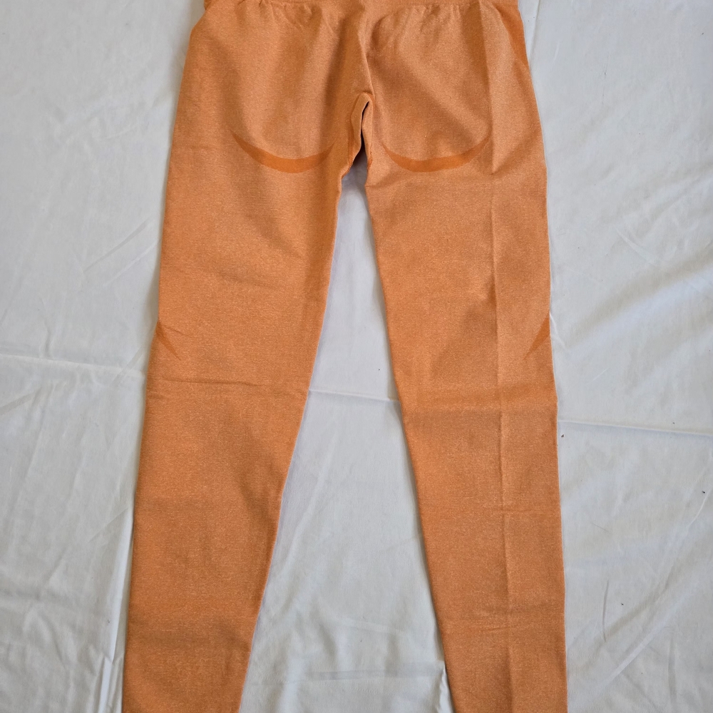 NVGTN Contour Seamless Leggings - Sunset Orange